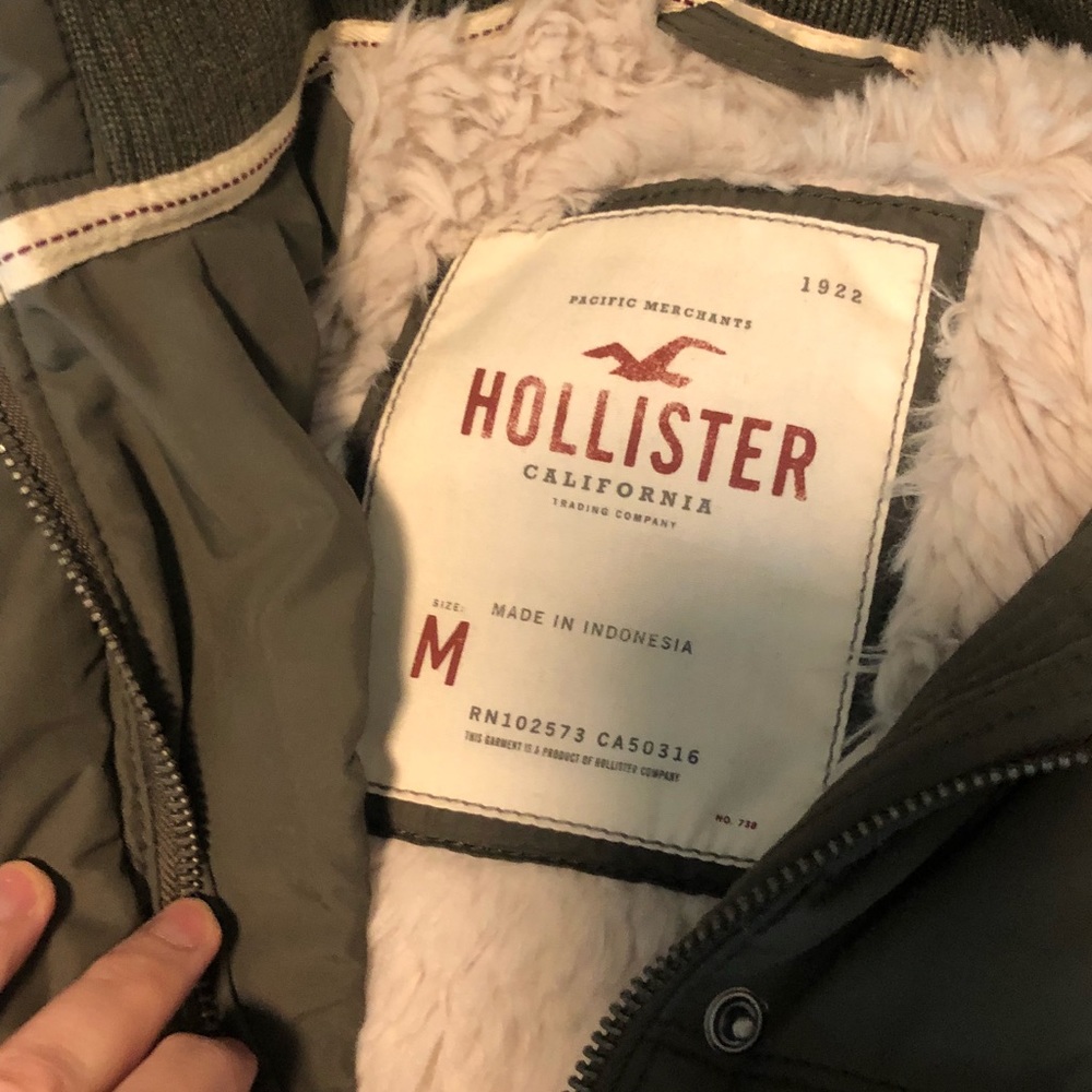 Hollister fur lined Coat